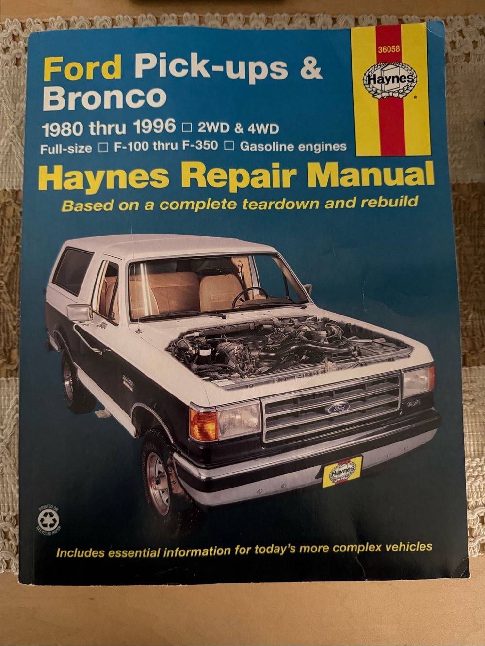 Ford Pick-Ups & Bronco 1980-1996 Haynes Repair Manual